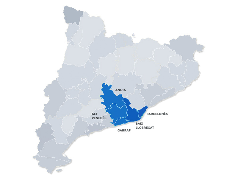 CLILAB trabaja en las comarcas del Alt Penedès, Anoia y el Garraf