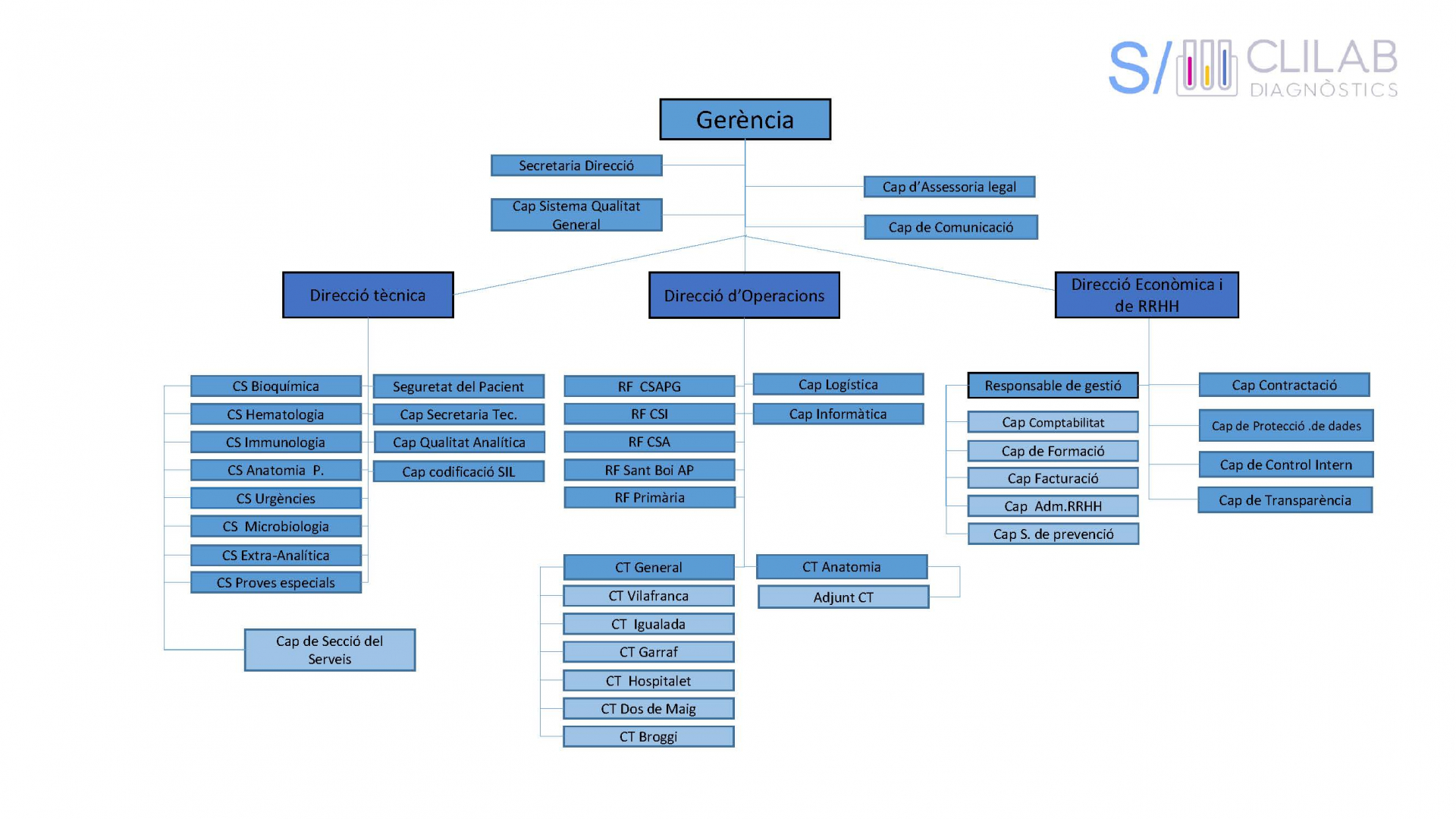 Organigrama del CLILAB